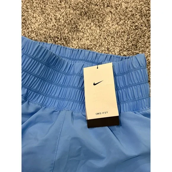 Nike Women's Light Blue Athletic Shorts - Picture 3 of 5